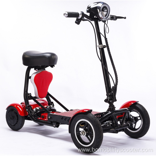 36V 4 Wheel Long Range Folding E scooter